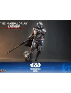 Hot Toys Movie Masterpiece Star Wars The Mandalorian and Grogu 1/6 Scale Collectible Figure Deluxe Version
