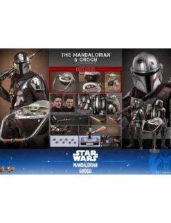 Hot Toys Movie Masterpiece Star Wars The Mandalorian and Grogu 1/6 Scale Collectible Figure Deluxe Version