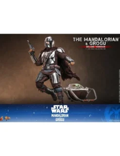 Hot Toys Movie Masterpiece Star Wars The Mandalorian and Grogu 1/6 Scale Collectible Figure Deluxe Version