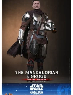 Hot Toys Movie Masterpiece Star Wars The Mandalorian and Grogu 1/6 Scale Collectible Figure Deluxe Version