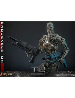 Hot Toys Movie Masterpiece Terminator 2 Judgement Endoskeleton Battle Damaged Version 1/6 Scale Collectible Figure