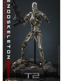 Hot Toys Movie Masterpiece Terminator 2 Judgement Endoskeleton Battle Damaged Version 1/6 Scale Collectible Figure