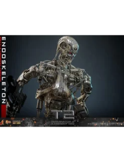 Hot Toys Movie Masterpiece Terminator 2 Judgement Endoskeleton Battle Damaged Version 1/6 Scale Collectible Figure