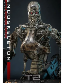 Hot Toys Movie Masterpiece Terminator 2 Judgement Endoskeleton Battle Damaged Version 1/6 Scale Collectible Figure