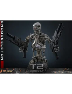 Hot Toys Movie Masterpiece Terminator 2 Judgement Endoskeleton Battle Damaged Version 1/6 Scale Collectible Figure