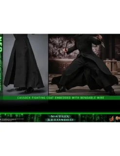 Hot Toys Movie Masterpiece The Matrix Reloaded Neo 1/6 Scale Collectible Figure