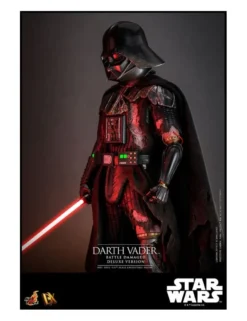 Hot Toys Star Wars Darth Vader Battle Damaged 1/6 Scale Collectible Figure Deluxe Version