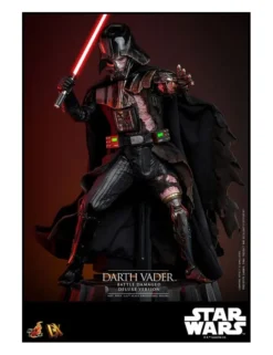 Hot Toys Star Wars Darth Vader Battle Damaged 1/6 Scale Collectible Figure Deluxe Version