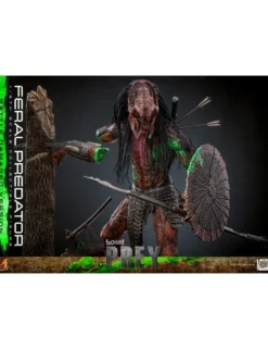 Hot Toys Television Masterpiece Prey Feral Predator Battle Damaged Version 1/6 Scale Collectible Figure