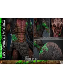 Hot Toys Television Masterpiece Prey Feral Predator Battle Damaged Version 1/6 Scale Collectible Figure