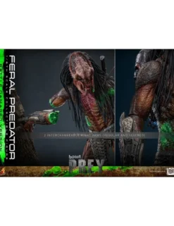 Hot Toys Television Masterpiece Prey Feral Predator Battle Damaged Version 1/6 Scale Collectible Figure