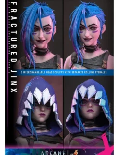 Hot Toys Television Masterpiece Arcane Fractured Jinx 1/6 Scale Collectible Figure