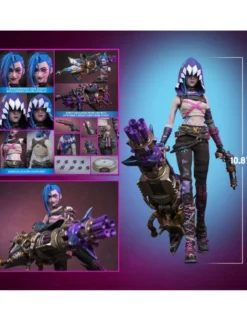 Hot Toys Television Masterpiece Arcane Fractured Jinx 1/6 Scale Collectible Figure
