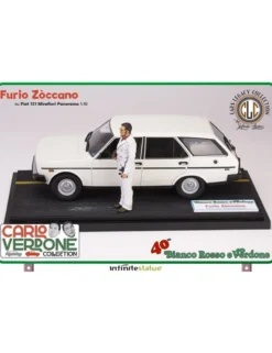 Infinite Statue Cars Legacy Collection Furio Zòccano su Fiat 131 Mirafiori Panorama