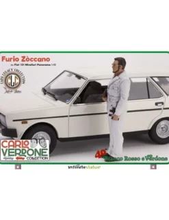 Infinite Statue Cars Legacy Collection Furio Zòccano su Fiat 131 Mirafiori Panorama