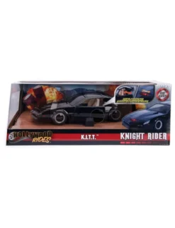Jada Toys Diecast Model 1/24 Scale Knight Rider Pontiac Firebird KITT with Light-Up Function