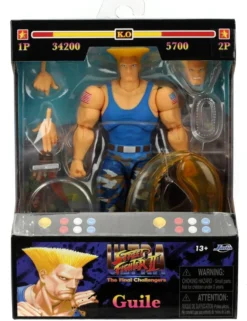 Jada Ultra Street Fighter II The Final Challengers Guile Player 2 Deluxe Version
