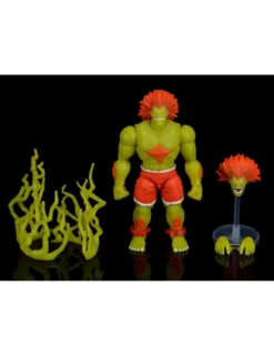 Jada Ultra Street Fighter II The Final Challengers Blanka Player 2 Glow in the Dark