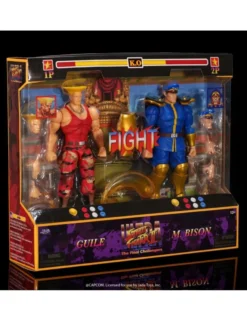 Jada Ultra Street Fighter II The Final Challengers Guile VS Mr. Bison
