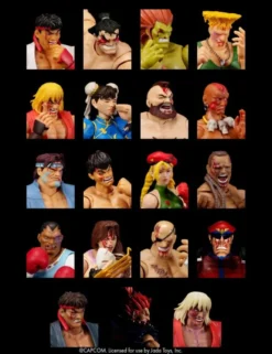 Jada Ultra Street Fighter II The Final Challengers "You Lose" Accessory Face Pack SDCC26 Exclusive Limited Edition