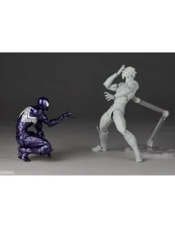 Kaiyodo Amazing Yamaguchi Revoltech Symbiote Spider-Man Purple Version