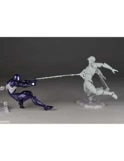 Kaiyodo Amazing Yamaguchi Revoltech Symbiote Spider-Man Purple Version