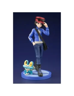 Kotobukiya ARTFX J Pokemon Series Calem with Froakie