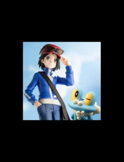 Kotobukiya ARTFX J Pokemon Series Calem with Froakie