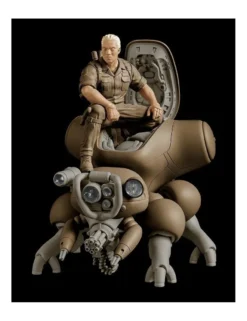 Max Factory PLAMAX Ghost in the Shell MF-95 Minimum Factory Batou with Fuchikoma Manga Version 1/20 Scale Model Kit