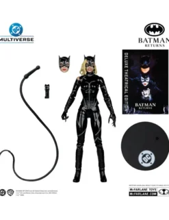Mc Farlane DC Multiverse Batman Returns Catwoman Battle Damage Deluxe Theatrical Edition