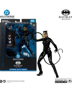 Mc Farlane DC Multiverse Batman Returns Catwoman Battle Damage Deluxe Theatrical Edition