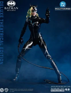 Mc Farlane DC Multiverse Batman Returns Catwoman Battle Damage Deluxe Theatrical Edition