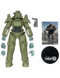 Mc Farlane Fallout 76 T-45 Military Armor Red Platinum Edition Gaming Edition