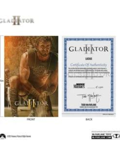Mc Farlane Toys Gladiator 2 Movie Maniacs Lucius Limited Edition