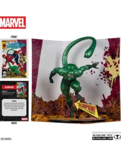 Mc Farlane Toys Marvel Comics Amazing Spider-Man 368 Scorpion 1/10 Scale Statue Metallic Color