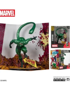 Mc Farlane Toys Marvel Comics Amazing Spider-Man 368 Scorpion 1/10 Scale Statue Metallic Color