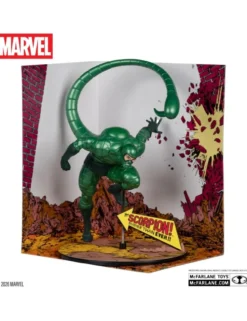 Mc Farlane Toys Marvel Comics Amazing Spider-Man 368 Scorpion 1/10 Scale Statue Metallic Color