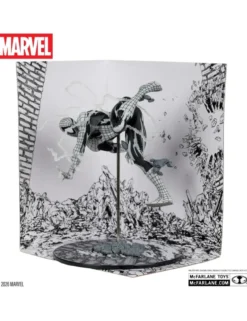 Mc Farlane Toys Marvel Comics Amazing Spider-Man 368 Spider-Man 1/10 Scale Statue Line Art version