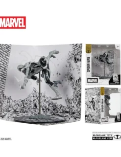 Mc Farlane Toys Marvel Comics Amazing Spider-Man 368 Spider-Man 1/10 Scale Statue Line Art version