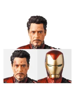 Medicom Toy MAFEX Avengers Endgame Iron Man Mark LXXXV Battle Damaged