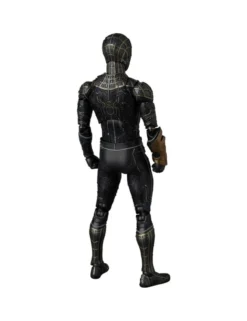 Medicom Toy MAFEX Spider-Man No Way Home Spider-Man Black & Gold Suit Version