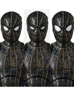 Medicom Toy MAFEX Spider-Man No Way Home Spider-Man Black & Gold Suit Version