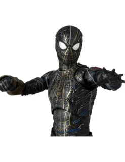 Medicom Toy MAFEX Spider-Man No Way Home Spider-Man Black & Gold Suit Version