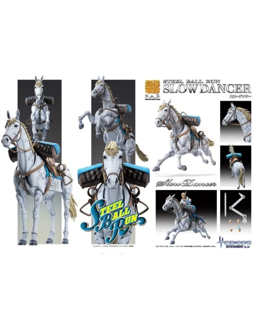 Medicos Super Action Statue JoJo's Bizarre Adventure Steel Ball Run Slow Dancer