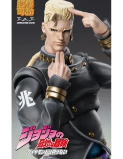 Medicos Super Action Statue JoJo's Bizarre Adventure Diamond is Unbreakable Keicho Nijimura & Bad Company