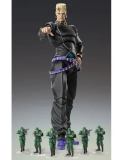 Medicos Super Action Statue JoJo's Bizarre Adventure Diamond is Unbreakable Keicho Nijimura & Bad Company