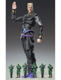 Medicos Super Action Statue JoJo's Bizarre Adventure Diamond is Unbreakable Keicho Nijimura & Bad Company