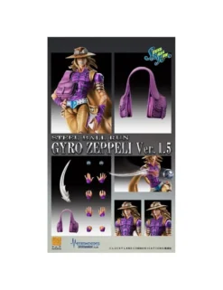 Medicos Super Action Statue JoJo's Bizarre Adventure Steel Ball Run Gyro Zeppelli Version 1.5