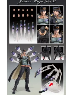 Medicos Super Action Statue JoJo's Bizarre Adventure Stardust Crusaders Jotaro Kujo Version 2