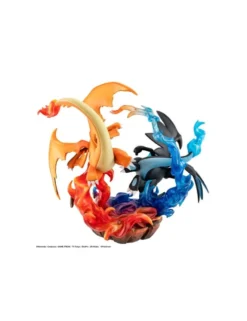 Megahouse G.E.M. EX Series Pokemon Mega Charizard X & Mega Charizard Y